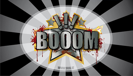 "BOOOM!!!" Logo  © SILK Fluegge