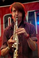 Saxophonist Pieter De Meester hat sowohl die Musik wie auch den Text mitkomponiert. © folkforum nl