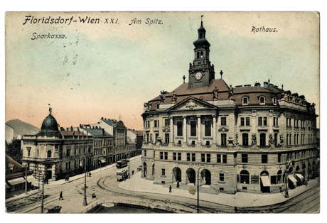 Als Floridsdorf noch nicht bei Wien war: das pompöse Rathaus.