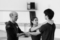 Choreograf Davide Bombana mit Maria Yakovleva, Masayu Kimoto
