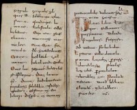 Doppelseite aus dem mehr als 1000 Jahre alten Wörterbuch. © Virtual Manuscript Library of Switzerland
