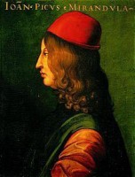 Für den Gelehrten Pico della Mirandola hat Mitridate die Kabbala übersetzt. Der Maler des Porträts in den Uffizien ist nicht bekannt. © lizenzfrei