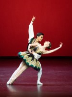 La Konovalova mit Young Gyu Choi, Solotänzer im Dutch National Ballet, Amsterdam