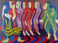 Ernst Ludwig Kirchner: "Totentanz der Mary Wigman", 1926. © wikipedia, free license