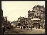  Die Chrescatykstraße in Kiew um 1900. © starkiev.com / gemeinfrei