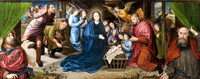 Hugo van der Goes, Geburt Christi, um 1480, © Staatliche Museen zu Berlin, Gemäldegalerie / Dietmar Gunne