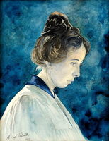 Hilma af Klint:„Selbstporträt“, ohne Datum. © wikipedia, gemeinfrei