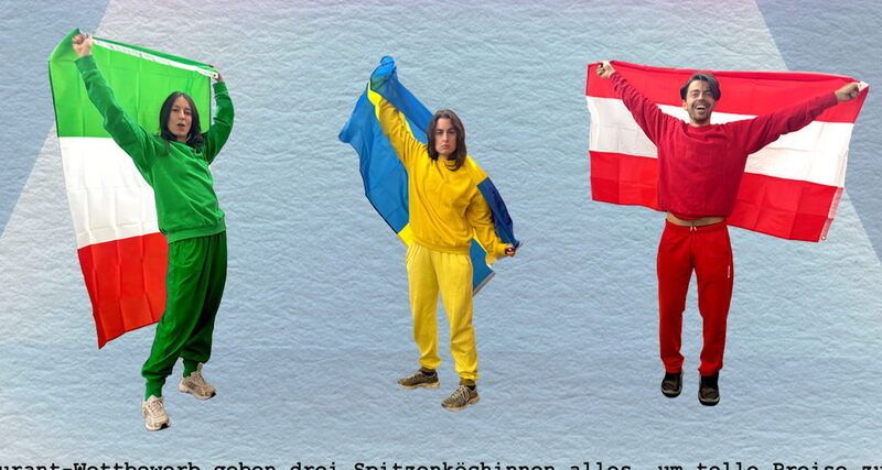 Desi, Maitane und Simon haben den Küchenwettbewerb gewonnen.